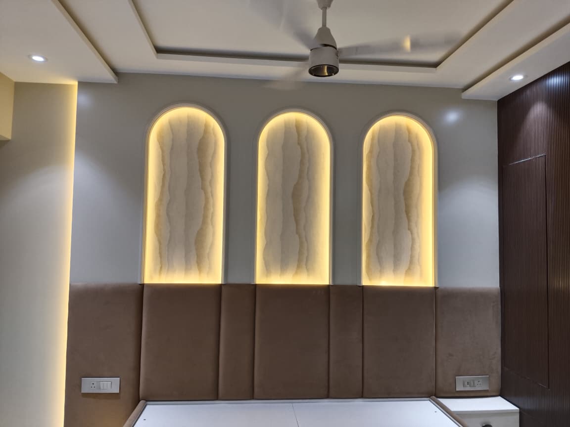 Mittal Park 3 BHK — living area interior design Thane